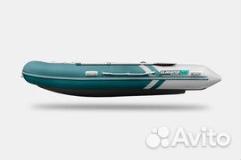 Лодка пвх гладиатор E420S (Морской зелёный белый)