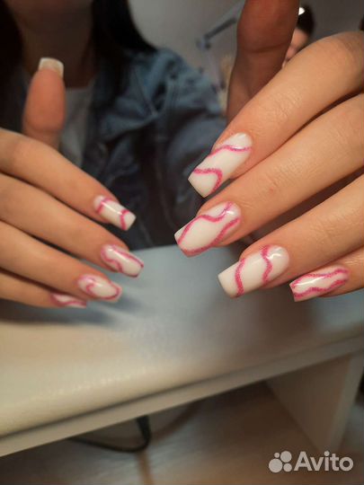 Наращивание ногтей, шеллак