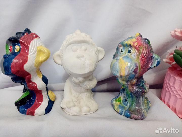 Фигурки гипсовые (раскраски) 3D