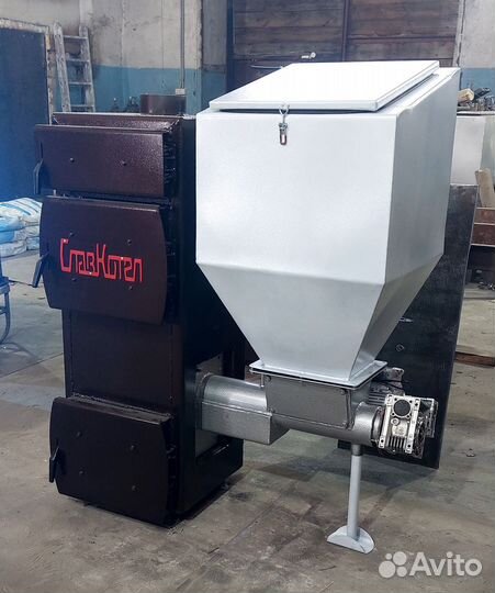 Твердотопливный котел длительного горения