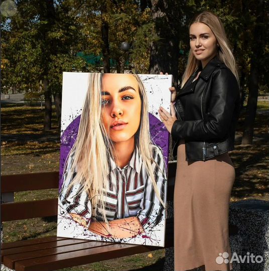 Портрет по фото (разные стили)