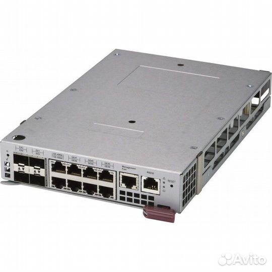 Модуль Supermicro MBM-GEM-004 - MicroBlade Broadcom Switch 40x 1Gbps internal; 4x 10Gbps (SFP+) and