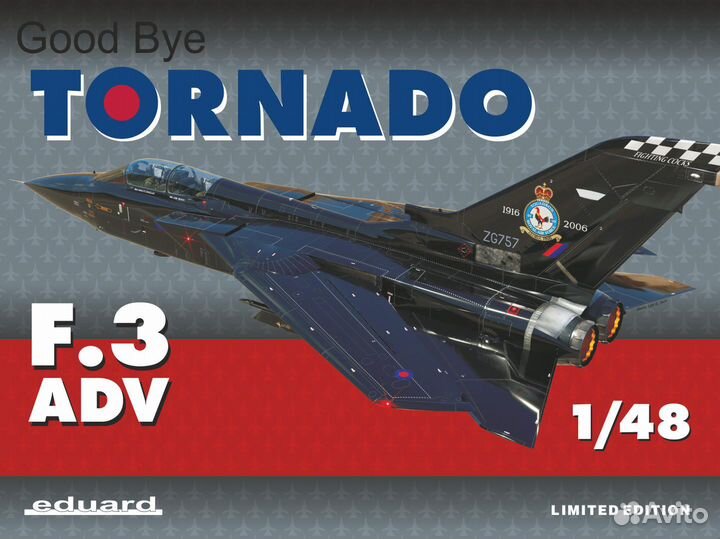 Сборная модель Tornado F.3 ADV 1/48 Eduard 1112