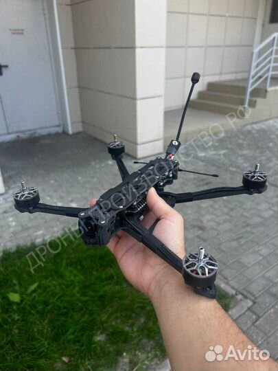 Квaдрокoптeр FPV рiranha 7 и 10 дюйм