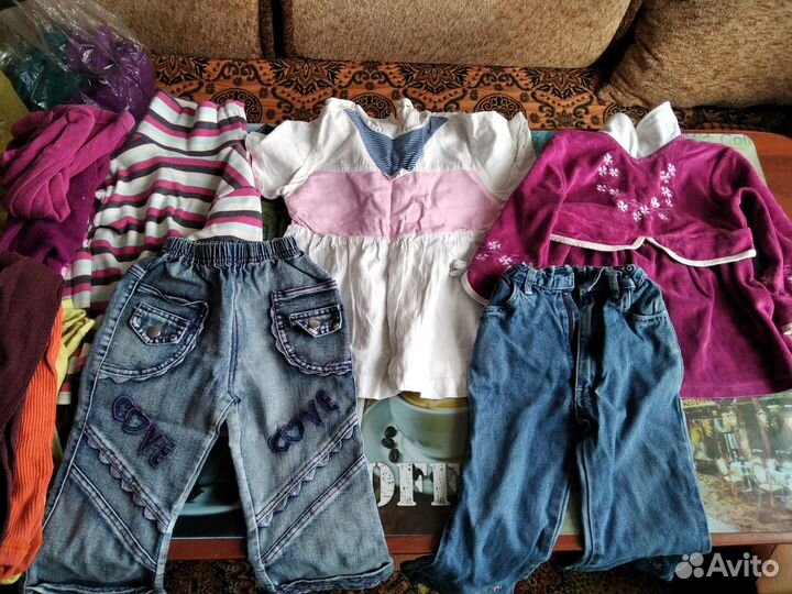 Пакет одежды на девочку 1,5-2 года