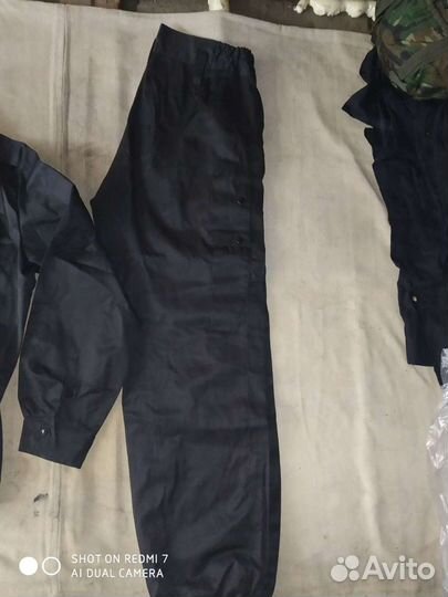 Летний комуфляж синий, зелёный, черный