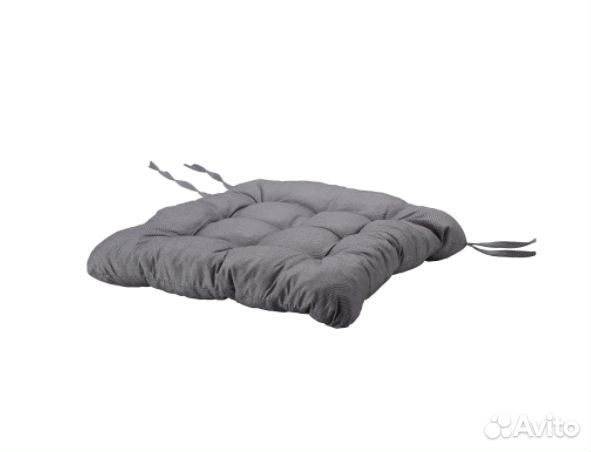 Подушка для стула Хэлльви Икеа серый, бежевый IKEA