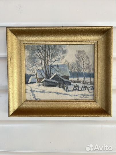 Картина маслом на холсте СССР