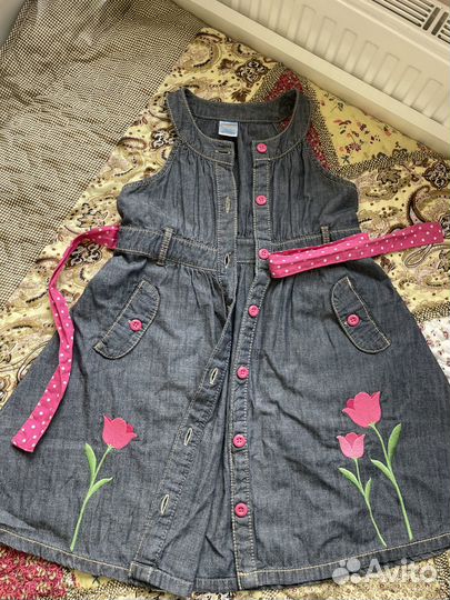 Летнее платье Gymboree для девочки 5-6 лет