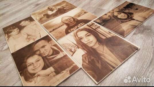 Выжигание портретов по дереву