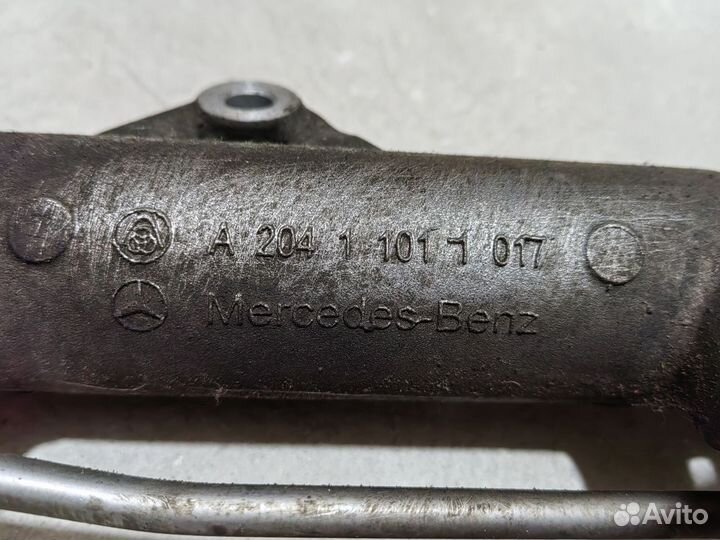 Рулевая рейка Mercedes C w204 2011 без датчика