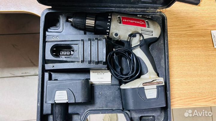 Шуруповерт Интерскол да-14,4 эр