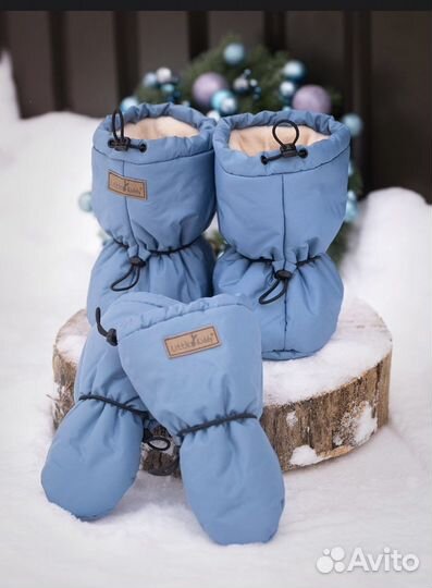 Пинетки и варежки для малышей