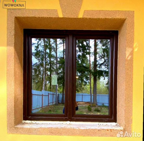 Пластиковое окно пвх Двухкамерное