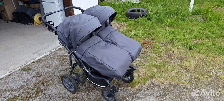 Коляска для двойни mikado 3 в1