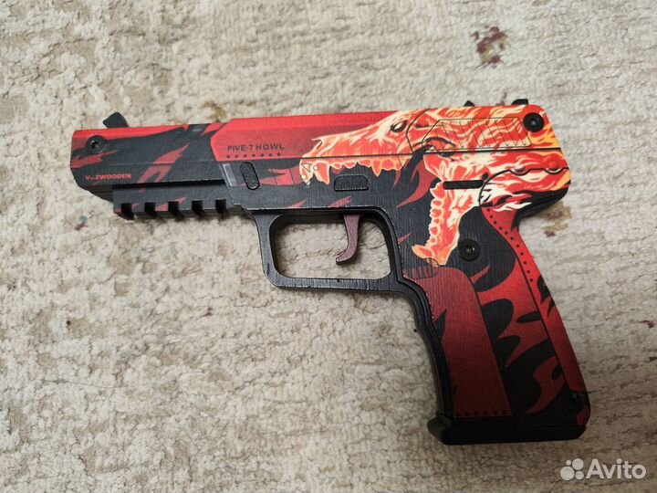 Деревянный автомат M4A4 Active Вой (резинкострел)