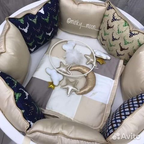 Бортики в детскую кроватку