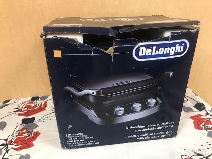 Электрогриль delonghi cgh 912