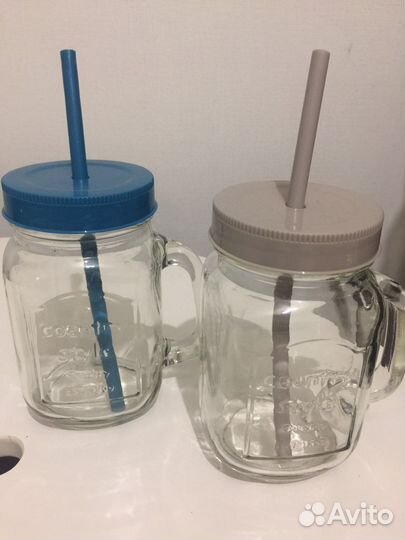 Бутылки-банки для коктейлей