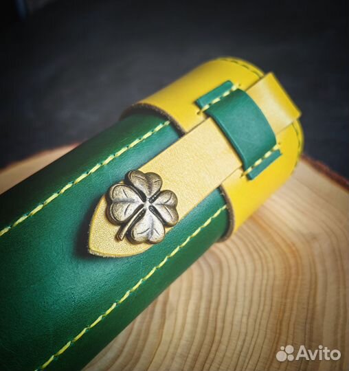 Пенал из натуральной кожи