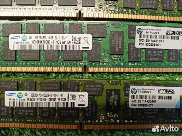 8gb 2Rx4 PC3-10600R Серверная память