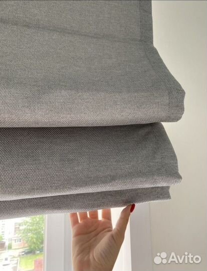 Римские шторы Серые разные