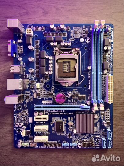 Материнская плата Gigabyte GA-H61M-S2-B3 LGA1155