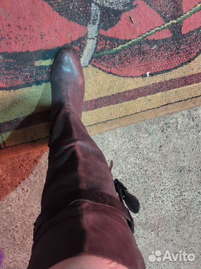 Сапоги Кожаные