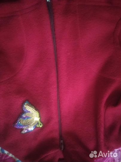 Флисовый костюм для девочки