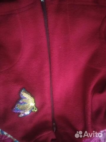 Флисовый костюм для девочки