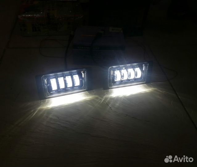 Противотуманки - птф LED ваз 2114 2110 2115 металл