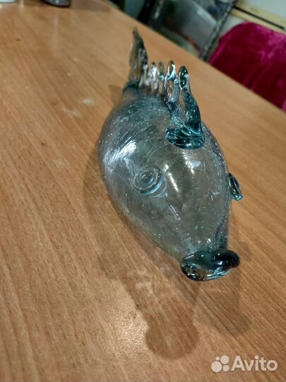 Рыба стекло винтаж СССР
