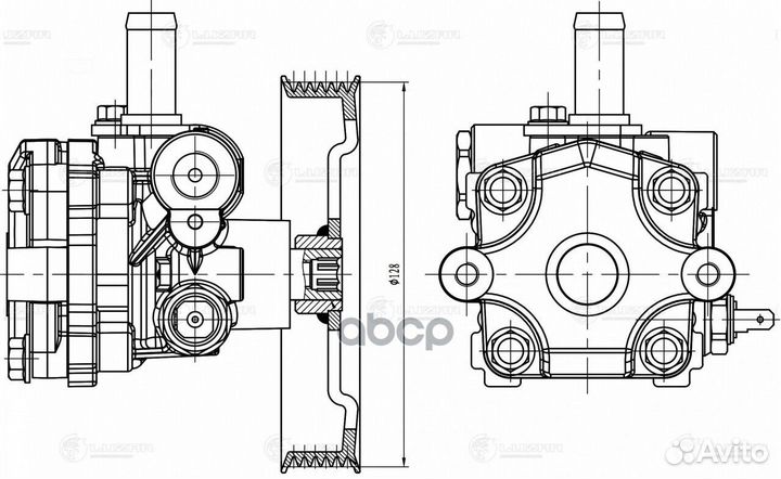 Насос гур LPS 1104 luzar