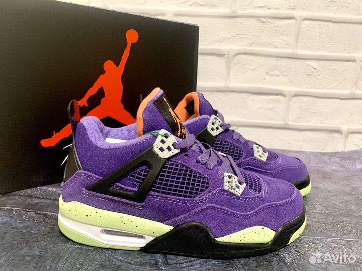Кроссовки nike air Jordan 4 Retro Canyon Purple