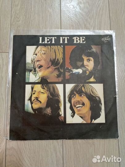 Пластинка Beatles альбом Let it be