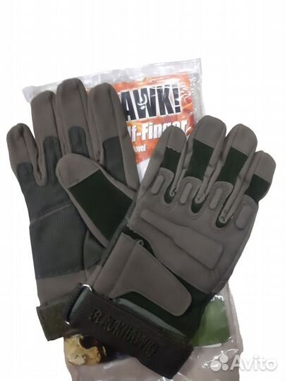 Тактические перчатки черные L