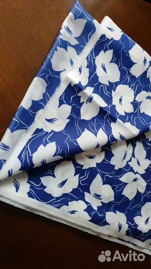 Отрез ткани СССР ацетатный шёлк