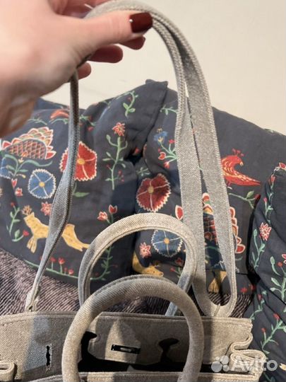 Сумка в стиле биркин