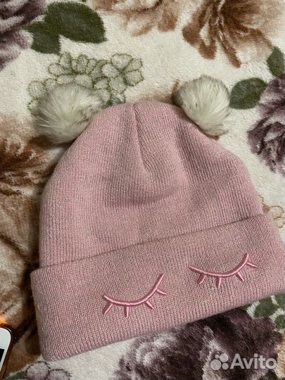 Шапка теплая для девочки
