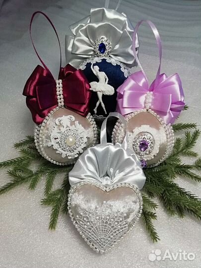 Новогодние игрушки ручной работы