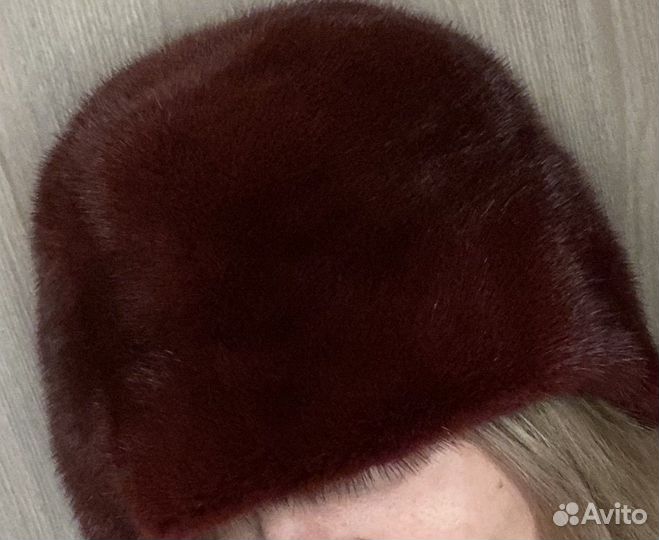 Шапка норковая женская новая