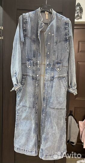 Джинсовка плащ