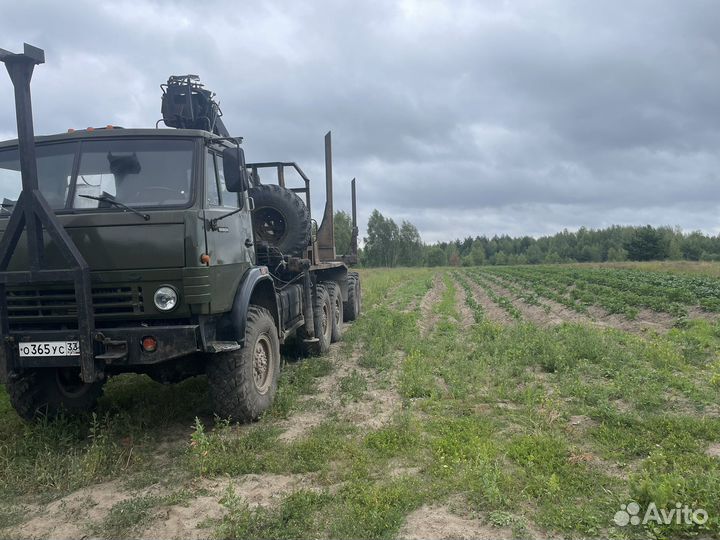 Услуги лесовоза с манипулятором