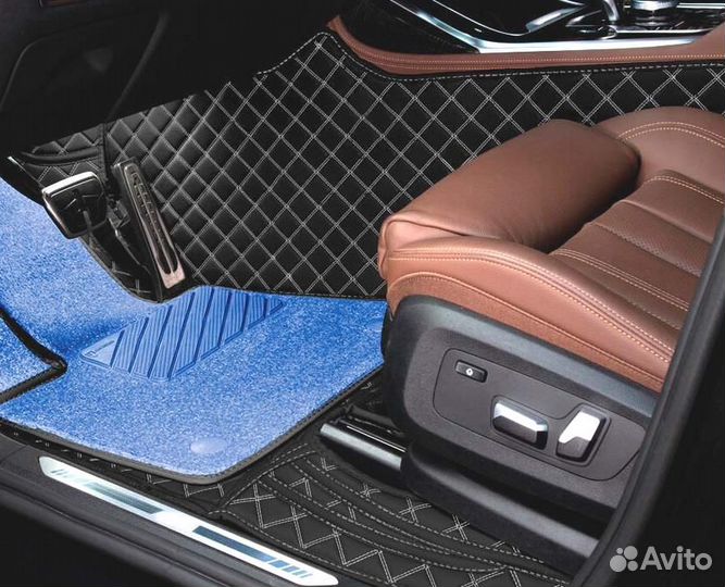 3D Коврики Audi Салон Багажник из Экокожи