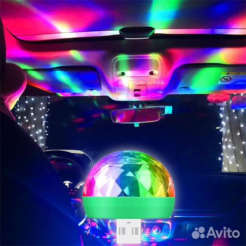 Светодиодный USB мини диско шар