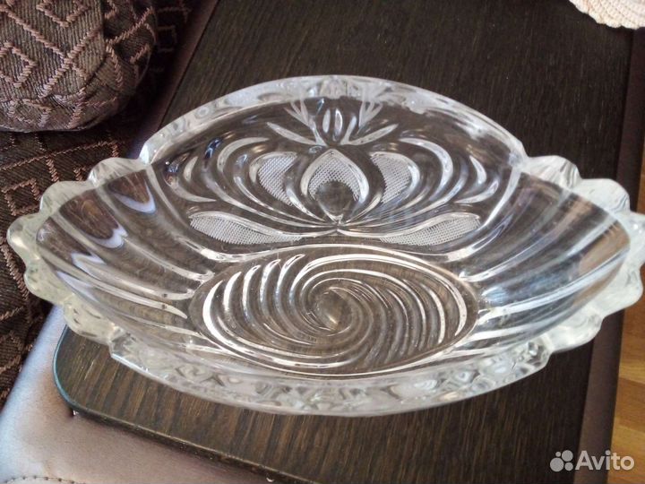 Хрустальная ваза (ладья) СССР