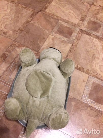 Мягкая игрушка черепашка на батарейках с абстракци