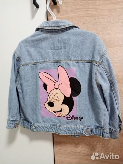 Джинсовая куртка zara 92