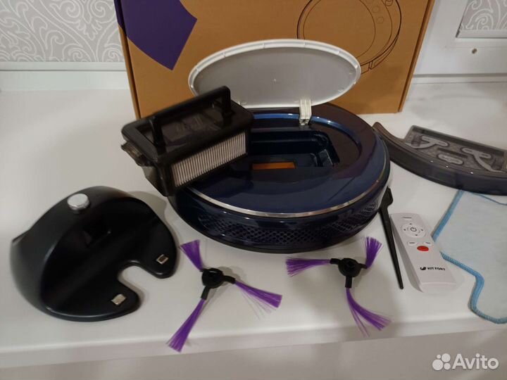 Робот пылесос моющий Kitfort