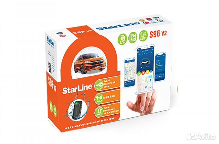 Сигнализация StarLine S96 v2 BT 2CAN+4LIN 2SIM GSM